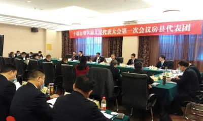 黄剑雄参加市六届人大一次会议房县代表团分团审议
