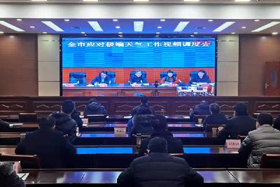 全市应对极端天气工作调度会召开