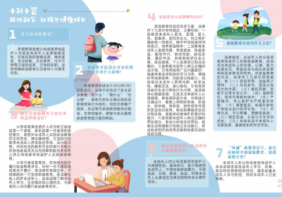 《家庭教育促进法》十问十答