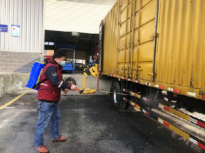 县物流园:多举措守牢快递行业防疫红线