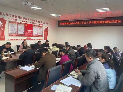 县委宣传部开展2月理论学习中心组集中学习