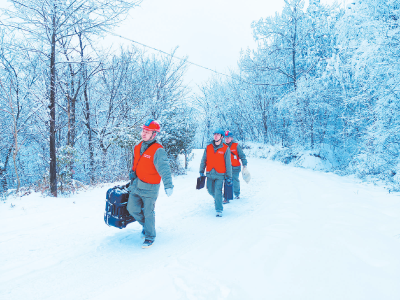 踏雪巡线保供电