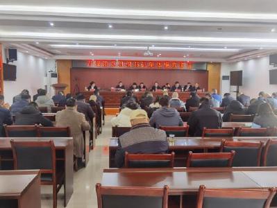 青峰镇：开展新年集体廉政谈话