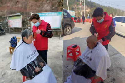 红塔镇邹家院村：爱心义剪暖人心  志愿服务送真情