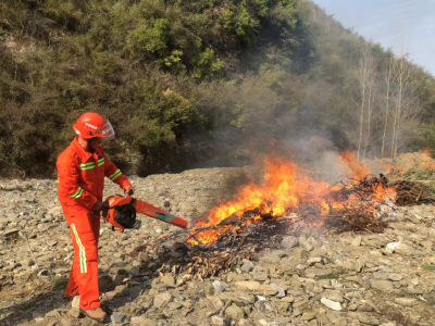 中坝乡：开展森林防火应急演练