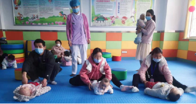 县保健院开展儿童家庭康复指导活动