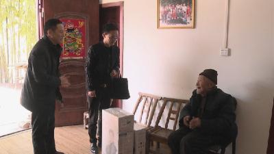 省关爱退役军人协会来我县看望慰问功臣模范