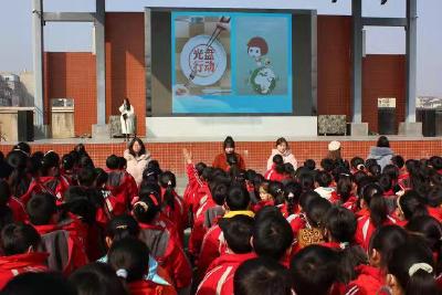 军店小学：舌尖不浪费 开出文明花  