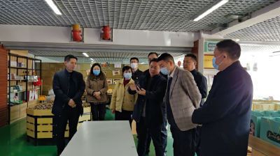 省政协常委、省供销社一级巡视员张永红来房调研