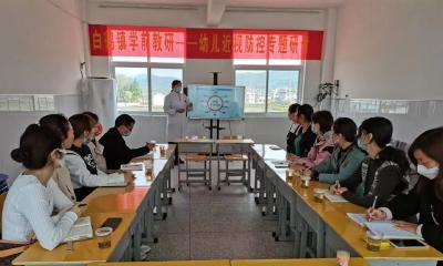 白鹤镇中心幼儿园开展幼儿近视防控专题研讨活动