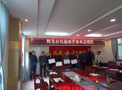 野人谷镇召开退休老同志与青年干部座谈会