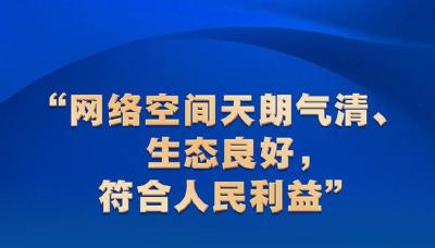 习近平关心网信事业发展 强调营造清朗的网络空间