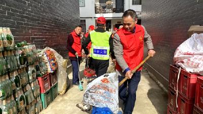 沙河乡开展“清洁房县 我们在行动”环境卫生大清扫活动