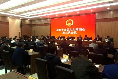 县十九届人大常委会第三次会议召开  