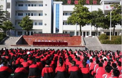 青峰镇中心学校：与法制同行  为成长护航