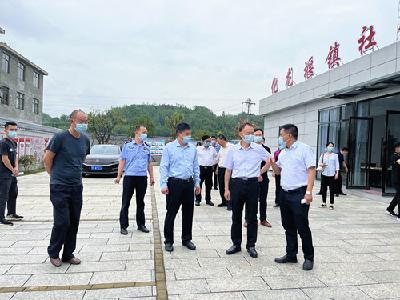 省委政法委督导组来房检查督导平安湖北建设工作