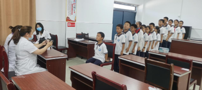 窑淮镇窑淮学校：开展视力筛查 呵护青少年“光明”未来