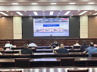 我县收听收看全市城市运行分中心建设工作推进视频会