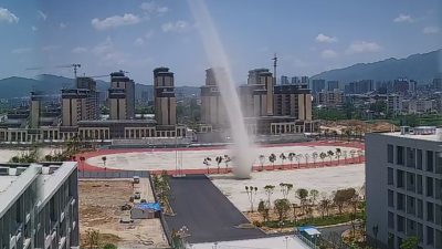 奇观，房县惊现罕见“尘卷风”！