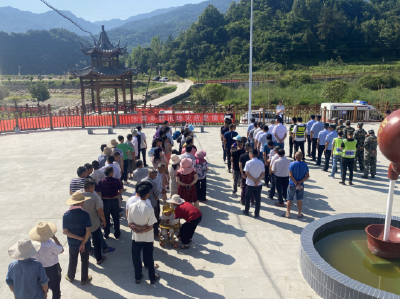 沙河乡开展防汛应急演练