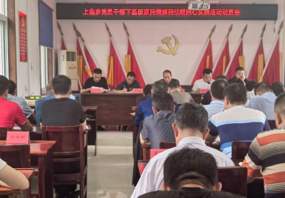 上龛乡召开党员干部下基层察民情解民忧暖民心实践活动动员会议