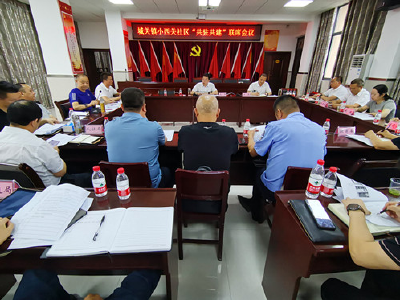高勇参加小西关社区“共驻共建”联席会