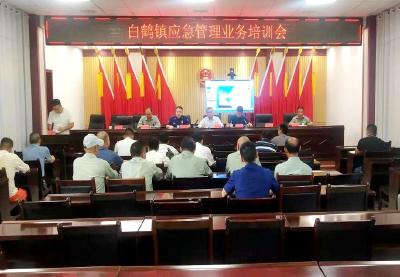 白鹤镇召开安全生产培训会