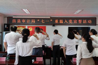 县审计局“七大”活动庆“七一”