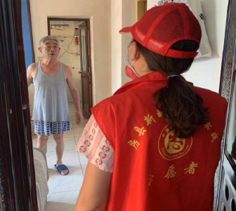 人社“志愿红”全员上阵 助力核酸检测