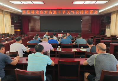 房县安排部署应对高温干旱天气森林防火工作