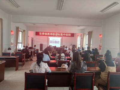 窑淮镇开展教师新课标专题培训活动