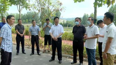 纪道清调研督导重点项目建设工作