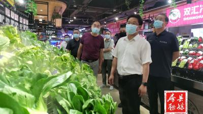 谢晓鸣检查指导疫情防控和生产生活保障情况