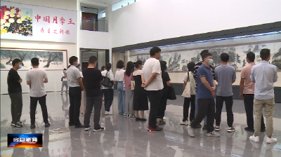县纪委监委年轻干部参观“诗廉房县”廉洁文化楹联展