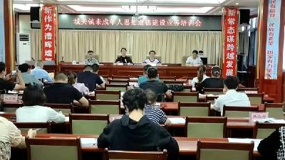 城关镇召开社区未成年人思想道德建设工作会议