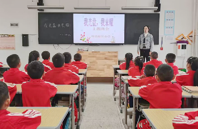 房县晓阳小学：开展“我光盘，我荣耀”宣教月活动