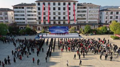 房县在军店镇举行扫黑除恶整乡镇推进动员会