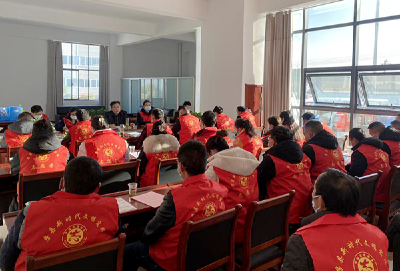 北城工业园区召开志愿者服务站成立暨骨干志愿者培训会