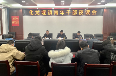 化龙堰镇：召开青年干部夜读会