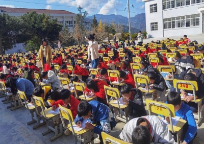 中坝学校：举行小学数学口算竞赛