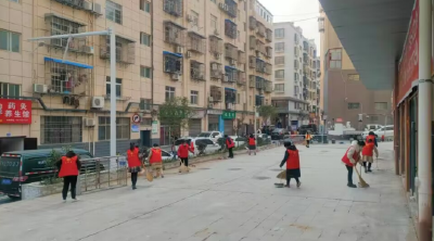 县保健院：志愿助力靓山城 新年扫出新气象
