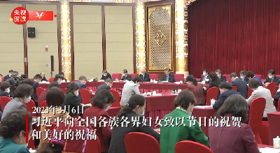 独家视频丨习近平向全国各族各界妇女致以节日的祝贺和美好的祝福