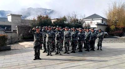 九道乡举行基干民兵整组点验大会