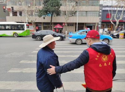 县人社局：开展“文明交通我劝导”​ 志愿活动