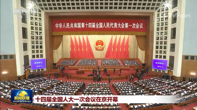 十四届全国人大一次会议在京开幕