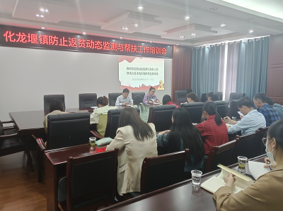 化龙堰镇：组织召开防止返贫动态监测与帮扶工作培训会