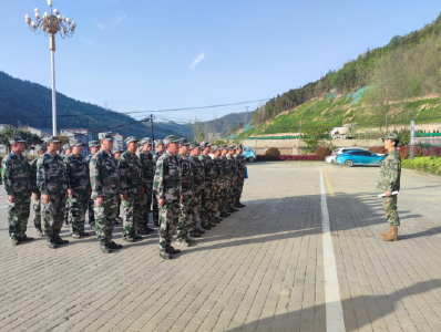 土城镇：开展民兵应急排点验