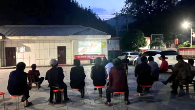 五台乡廖河村：公益电影走进农村，点亮乡村美好“夜”生活