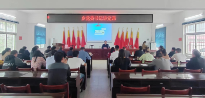 沙河乡：书记示范讲党课 营造政治好生态