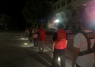 窑淮镇淮水村：夜间巡逻不打烊 织密群众安全网